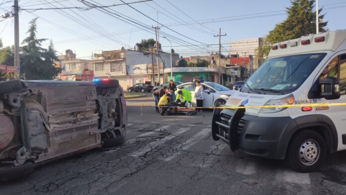 Choque en Circunvalación y 22 Sur