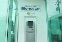 Destrozan cajero y roban dinero del Banco Bienestar en Atzompa dinero
