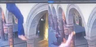 Regidor de Morena en Guanajuato salta de una ventana del Palacio Municipal