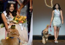 Joven y su perrito de apoyo emocional ganan concurso de belleza Allison