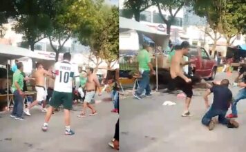 Riña en tianguis deja dos heridos en colonia Independencia