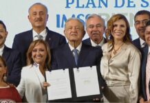 Sergio Salomón firma acuerdo nacional del modelo IMSS-Bienestar