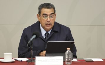 Sergio Salomón pide mayor seguridad en Puebla y Amozoc