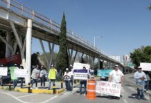 Protesta de empleados del Poder Judicial se extiende en Puebla; liberan Periférico