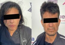 Detienen a pareja por daños a establecimiento en colonia Benito Juárez