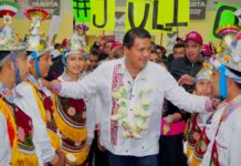 Julio Huerta visita a habitantes de Cuetzalan y Zacapoaxtla Julio Huerta