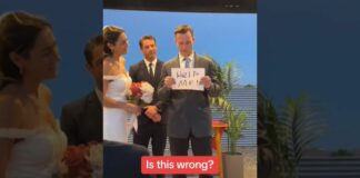 Novio pide ayuda en plena boda antes de dar el “Sí”; lo tunden en redes Novio