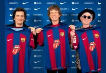 Rolling Stones estará en el jersey del Barcelona para El Clásico Rolling Stones.