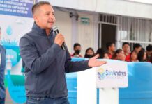 Cholula entrega cisternas de captación de agua de lluvia a tres escuelas agua