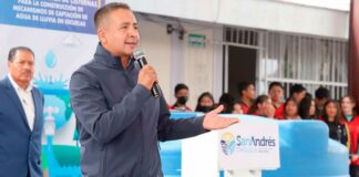 Cholula entrega cisternas de captación de agua de lluvia a tres escuelas agua