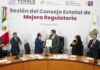 Sergio Salomón preside Consejo Estatal de Mejora Regulatoria