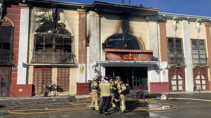 Incendio en Murcia, España