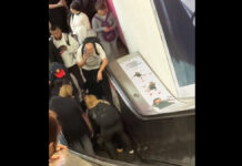 ¡El Metro falla otra vez! Paro en escaleras de Estación Polanco deja 9 lesionados Fallan escaleras eléctricas del Metro de la CDMX en Polanco | Foto: Captura de Pantalla