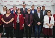 Armenta acude a reunión con Sheinbaum y coordinadores de la 4T