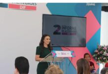 Rinde María de la Barrera informe de labores al frente del DIF Cholula