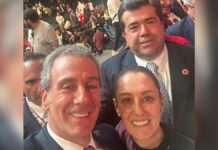 Pepe Chedraui acompaña a Sheinbaum en el XV Congreso Catem