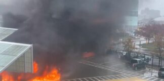 Auto explota en cruce fronterizo entre Canadá y EU; FBI investiga el hecho