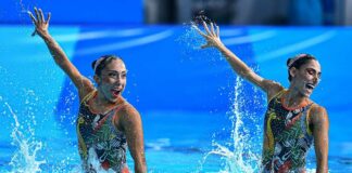 Panamericanos: Mexicanas Nuria Diosdado y Joana Jiménez logran oro en nado sincronizado Panamericanos