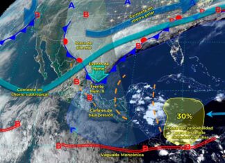 Por frente frío, Puebla registrará lluvias y descenso de temperatura Puebla