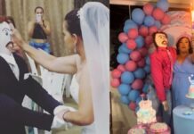 Mujer casada con muñeco de trapo anuncia que esperan su segundo hijo Trapo