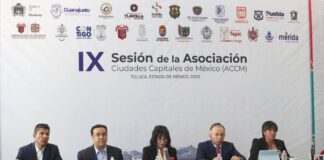 Puebla participa en IX sesión de Ciudades Capitales Asociación de Ciudades Capitales de México