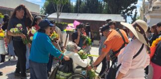 Festividades por Día de Muertos se celebraron en orden en Puebla capital Panteón municipal durante el día de muertos