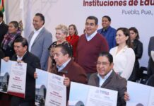 Inicia rehabilitación de techados y canchas en 160 escuelas en Puebla