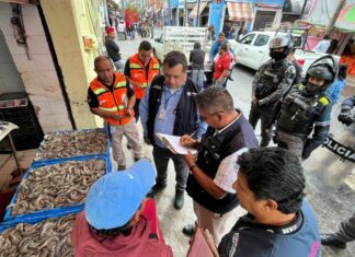 Puebla realiza operativo de normatividad en zona de pescaderías