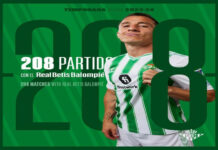 Andrés Guardado, el futbolista extranjero con más partidos en la historia del Real Betis
