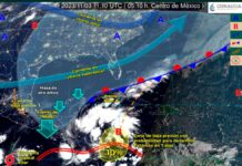 Frente frío 8 causará lluvias muy fuertes en sureste del México lluvias