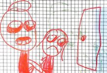 Colombia: abuelastro es detenido por abuso gracias a dibujo Dibujo.