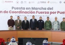 Sergio Salomón pone en marcha plan de seguridad Fuerza por Puebla