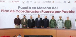 Sergio Salomón pone en marcha plan de seguridad Fuerza por Puebla