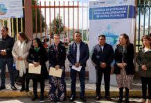 Mundo Tlatehui entrega recuperación de aguas pluviales en San Rafael Comac