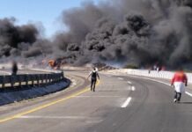 Explota pipa en la Puebla – Orizaba; hay un muerto