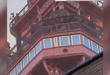 Se incendia la Torre de Blackpool en Inglaterra