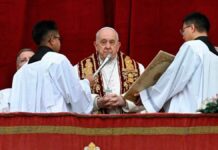 Papa pide fin de guerra en Gaza y liberación de rehenes en mensaje de Navidad Papa