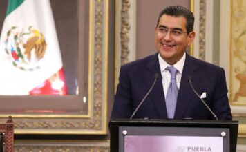 Sergio Salomón rinde primer informe de gobierno Sergio Salomón