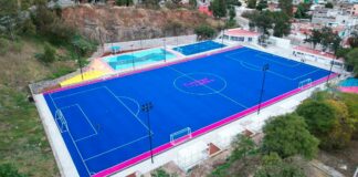 Renuevan Unidad Deportiva Francisco González Gatica en Xonaca Unidad