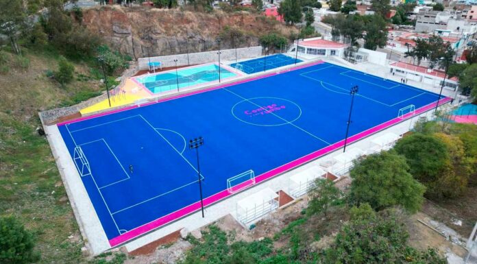 Renuevan Unidad Deportiva Francisco González Gatica en Xonaca Unidad