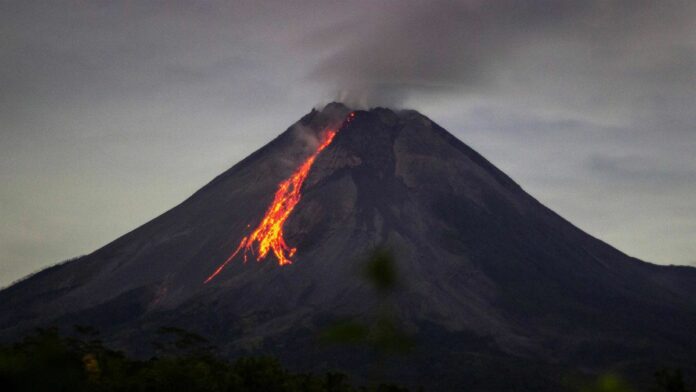 Volcán Merapi.