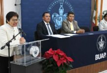 Lilia Cedillo preside informe del director de la Prepa Gral. Lázaro Cárdenas del Río director