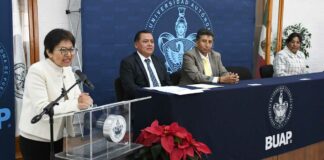 Lilia Cedillo preside informe del director de la Prepa Gral. Lázaro Cárdenas del Río director