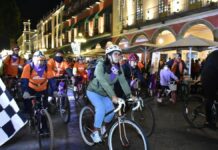 Gobierno de Puebla realiza rodada nocturna “La Calle También es Nuestra”