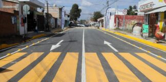San Pedro Cholula invierte 2.4 mdp en rehabilitación de calle Vicente Guerrero