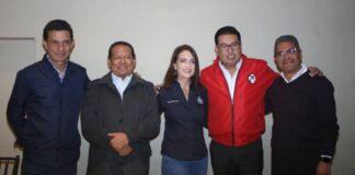 PAN, PRI, PRD y PSI hacen oficial la coalición “Mejor Rumbo para Puebla” ante el IEE