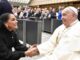Gobernadora de Quintana Roo pide al papa Francisco bendecir el Tren Maya papa