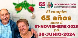 Abren registro para pensión de adultos mayores pensión