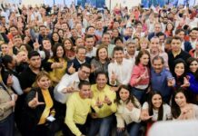 Xóchitl Gálvez y Lalo Rivera se reúnen con estructuras partidistas
