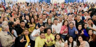 Xóchitl Gálvez y Lalo Rivera se reúnen con estructuras partidistas